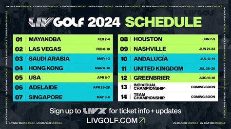 liv golf tv schedule